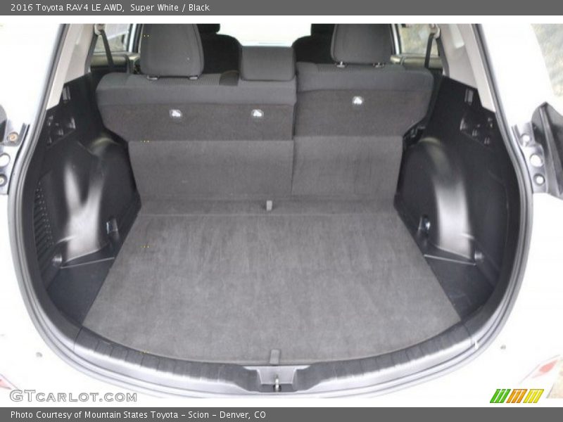 Super White / Black 2016 Toyota RAV4 LE AWD