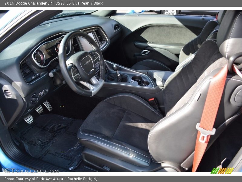 B5 Blue Pearl / Black 2016 Dodge Challenger SRT 392