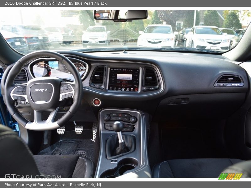 B5 Blue Pearl / Black 2016 Dodge Challenger SRT 392