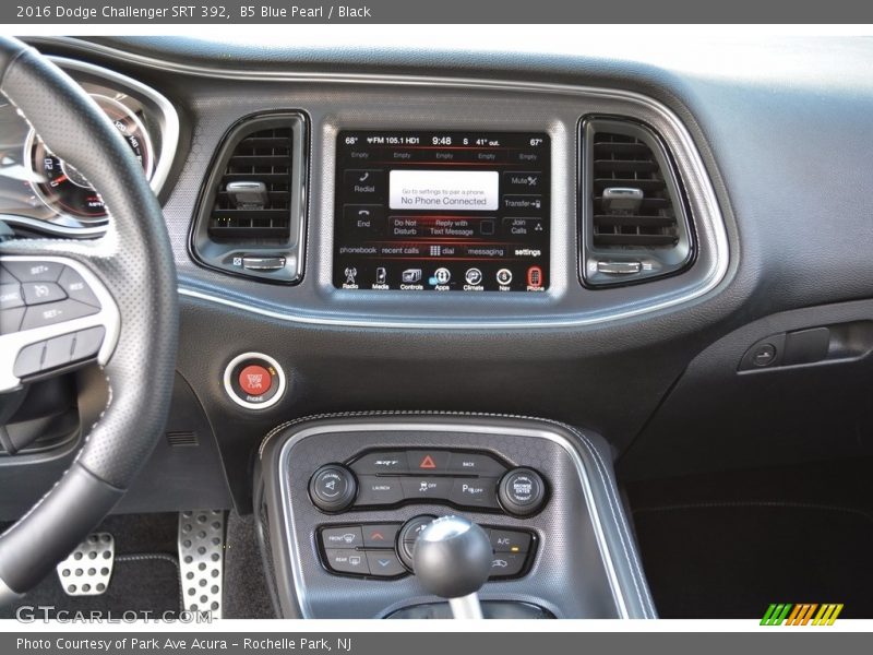 B5 Blue Pearl / Black 2016 Dodge Challenger SRT 392