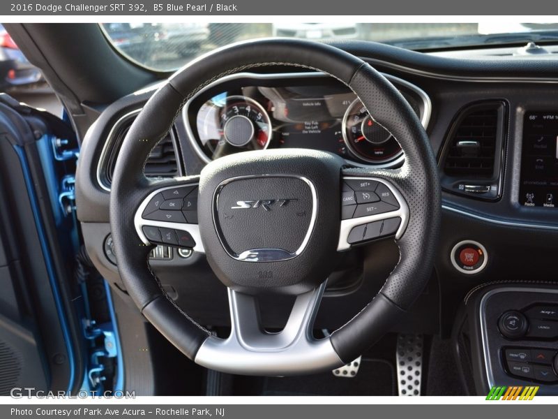 B5 Blue Pearl / Black 2016 Dodge Challenger SRT 392
