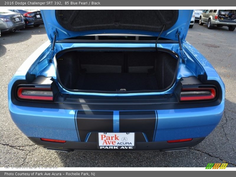 B5 Blue Pearl / Black 2016 Dodge Challenger SRT 392