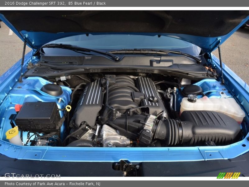 B5 Blue Pearl / Black 2016 Dodge Challenger SRT 392