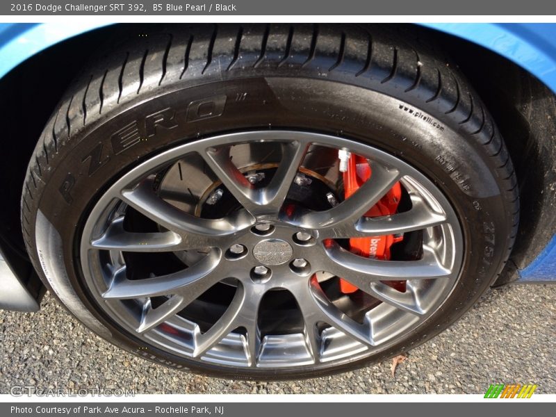 B5 Blue Pearl / Black 2016 Dodge Challenger SRT 392
