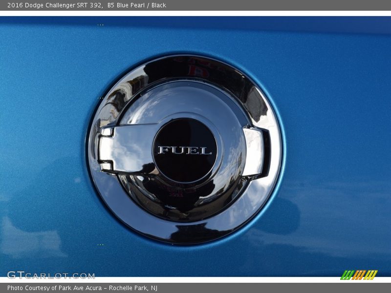 B5 Blue Pearl / Black 2016 Dodge Challenger SRT 392