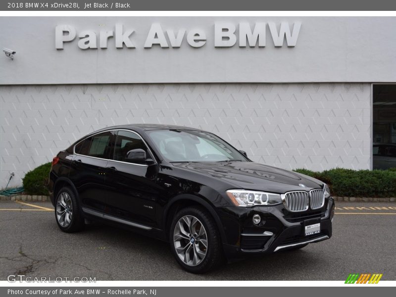 Jet Black / Black 2018 BMW X4 xDrive28i