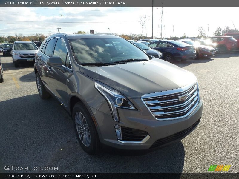 Bronze Dune Metallic / Sahara Beige 2018 Cadillac XT5 Luxury AWD