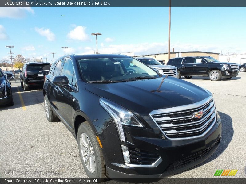 Stellar Black Metallic / Jet Black 2018 Cadillac XT5 Luxury