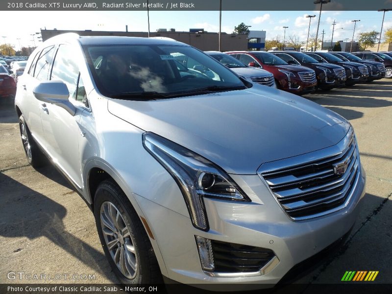 Radiant Silver Metallic / Jet Black 2018 Cadillac XT5 Luxury AWD