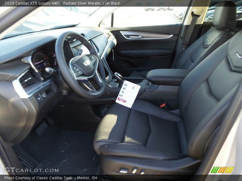 Radiant Silver Metallic / Jet Black 2018 Cadillac XT5 Luxury AWD