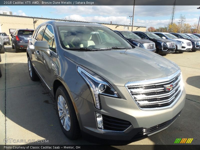 Bronze Dune Metallic / Sahara Beige 2018 Cadillac XT5 AWD