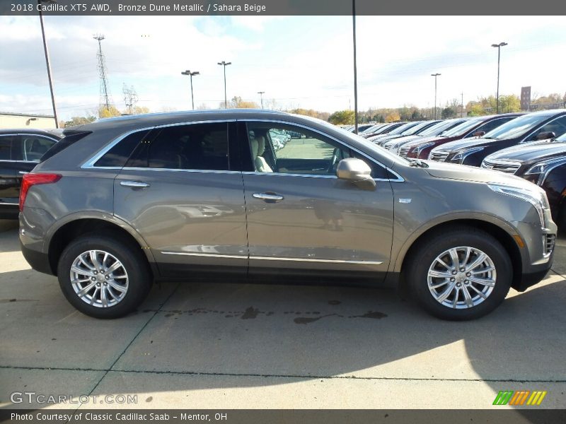 Bronze Dune Metallic / Sahara Beige 2018 Cadillac XT5 AWD
