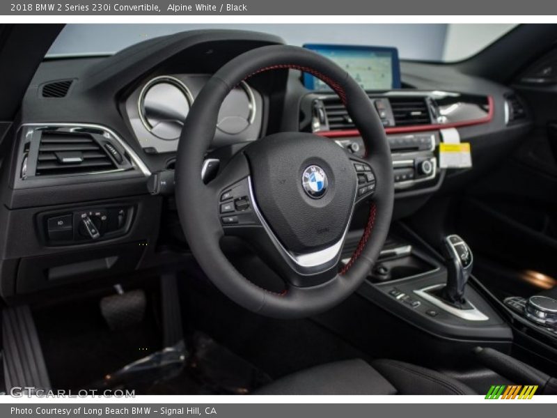 Alpine White / Black 2018 BMW 2 Series 230i Convertible