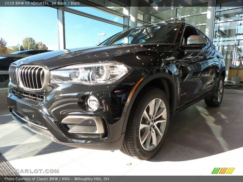 Jet Black / Black 2018 BMW X6 xDrive35i