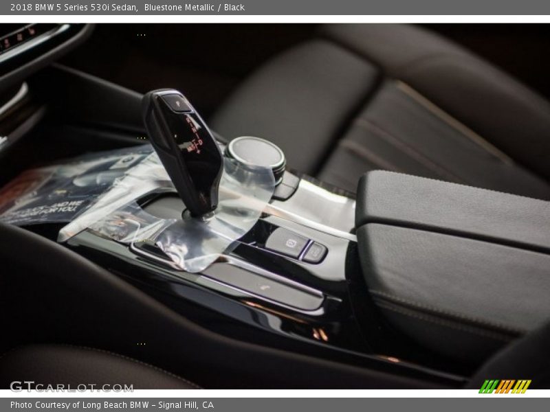 Bluestone Metallic / Black 2018 BMW 5 Series 530i Sedan
