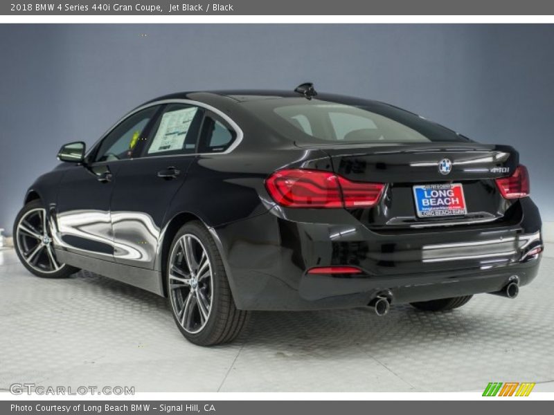 Jet Black / Black 2018 BMW 4 Series 440i Gran Coupe