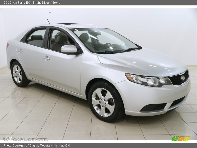 Bright Silver / Stone 2010 Kia Forte EX