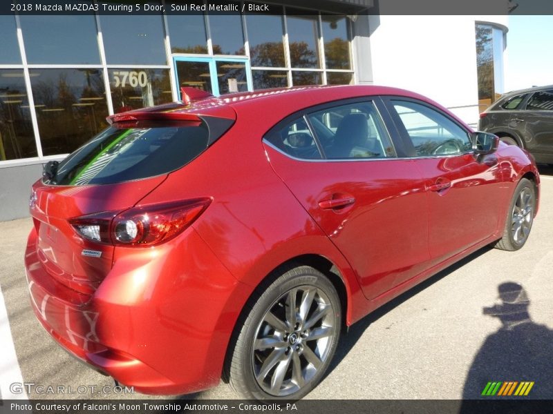 Soul Red Metallic / Black 2018 Mazda MAZDA3 Touring 5 Door