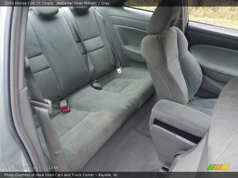 Alabaster Silver Metallic / Gray 2009 Honda Civic LX Coupe