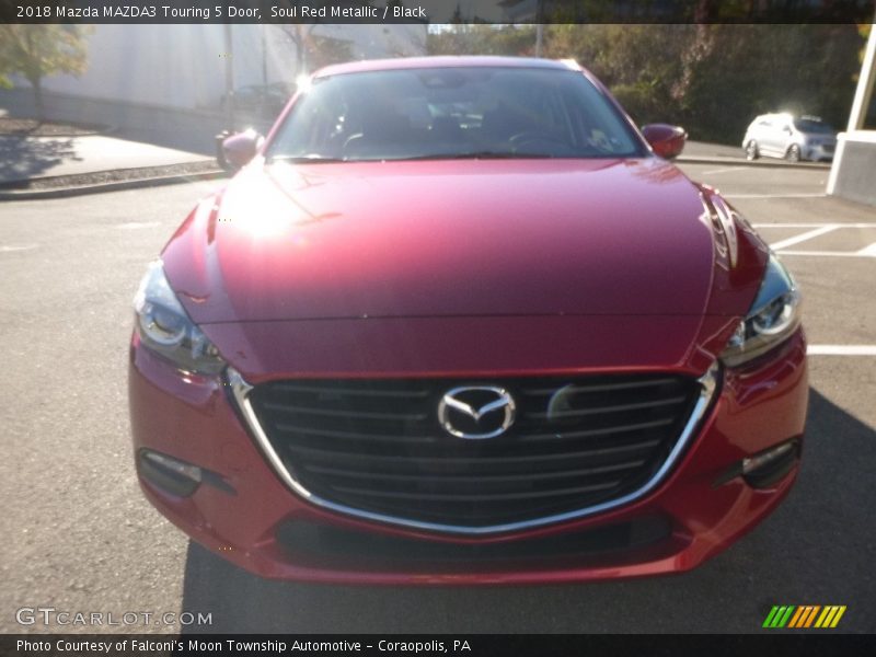 Soul Red Metallic / Black 2018 Mazda MAZDA3 Touring 5 Door