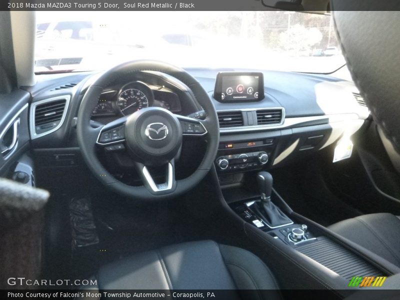 Soul Red Metallic / Black 2018 Mazda MAZDA3 Touring 5 Door