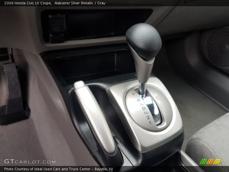 Alabaster Silver Metallic / Gray 2009 Honda Civic LX Coupe