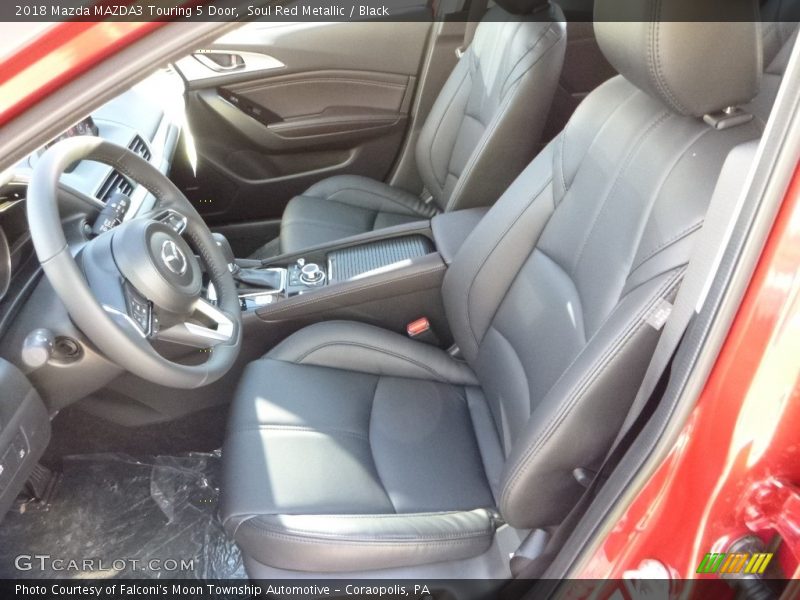 Soul Red Metallic / Black 2018 Mazda MAZDA3 Touring 5 Door
