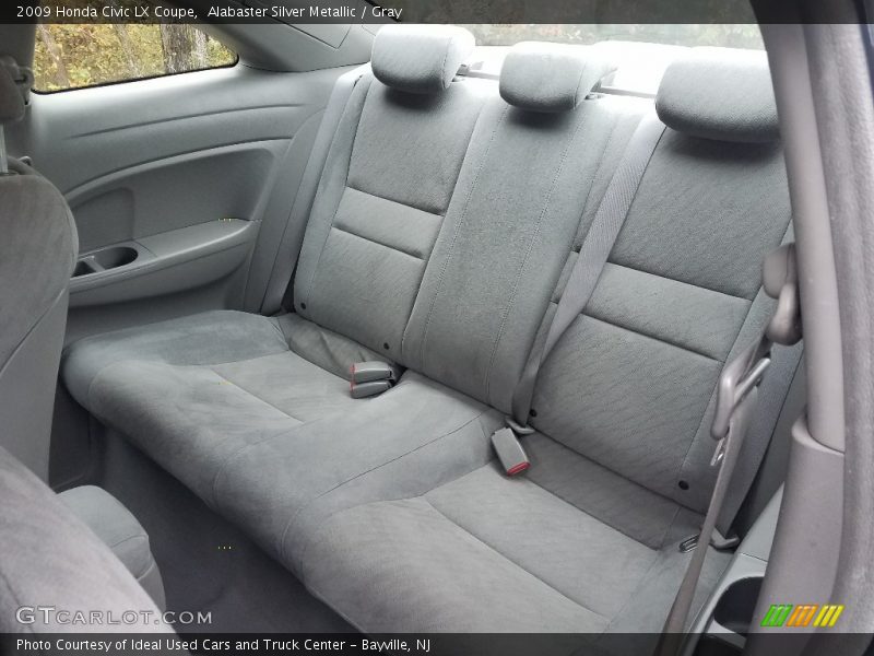 Alabaster Silver Metallic / Gray 2009 Honda Civic LX Coupe