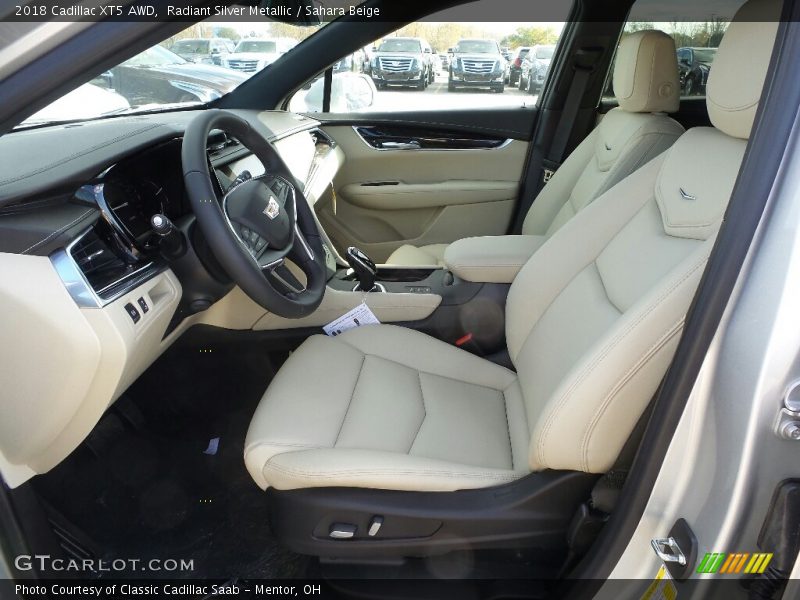 Radiant Silver Metallic / Sahara Beige 2018 Cadillac XT5 AWD