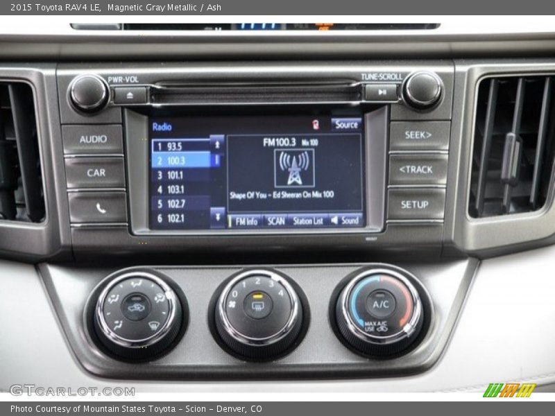 Magnetic Gray Metallic / Ash 2015 Toyota RAV4 LE
