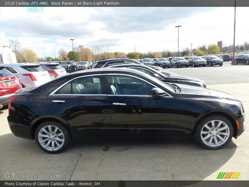 Black Raven / Jet Black/Light Platinum 2018 Cadillac ATS AWD