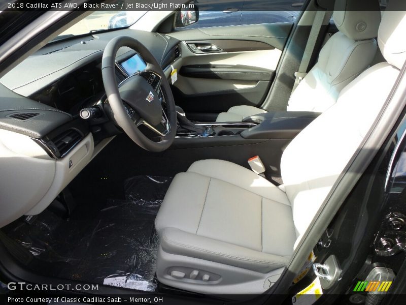 Black Raven / Jet Black/Light Platinum 2018 Cadillac ATS AWD