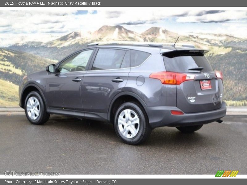 Magnetic Gray Metallic / Black 2015 Toyota RAV4 LE