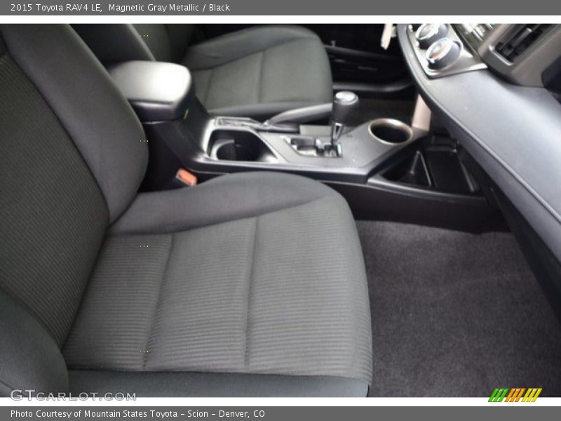 Magnetic Gray Metallic / Black 2015 Toyota RAV4 LE