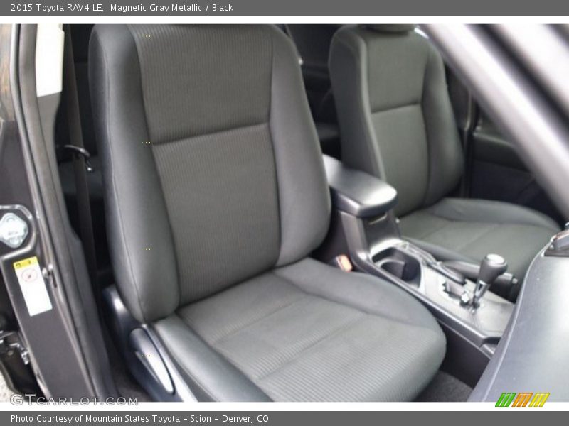 Magnetic Gray Metallic / Black 2015 Toyota RAV4 LE