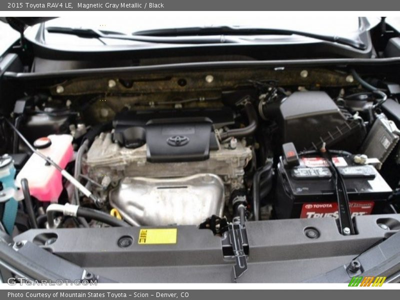 Magnetic Gray Metallic / Black 2015 Toyota RAV4 LE