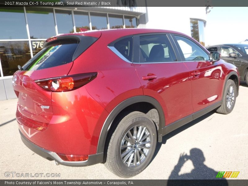 Soul Red Metallic / Black 2017 Mazda CX-5 Touring AWD