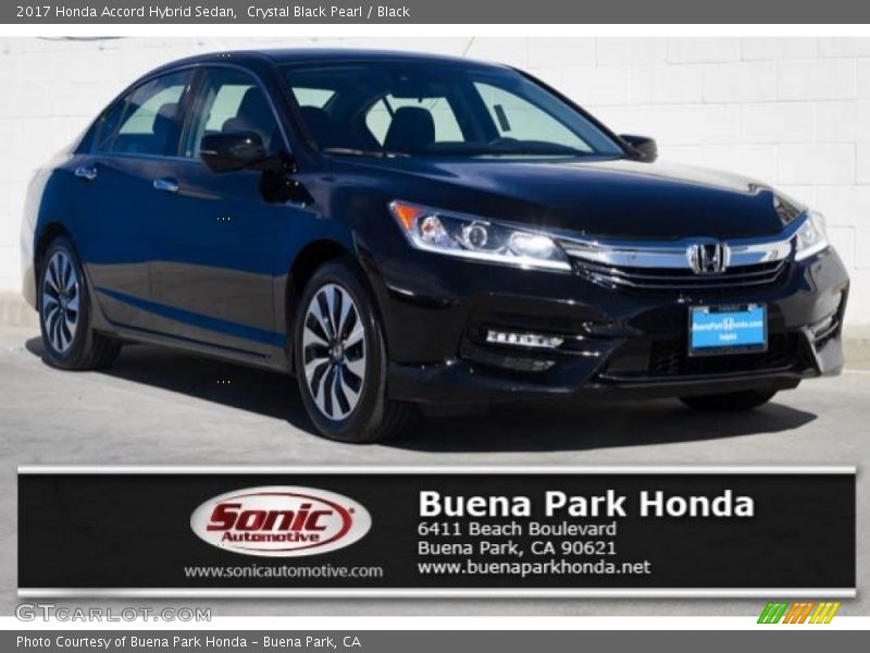 Crystal Black Pearl / Black 2017 Honda Accord Hybrid Sedan