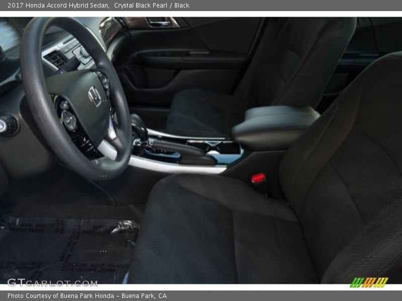 Crystal Black Pearl / Black 2017 Honda Accord Hybrid Sedan