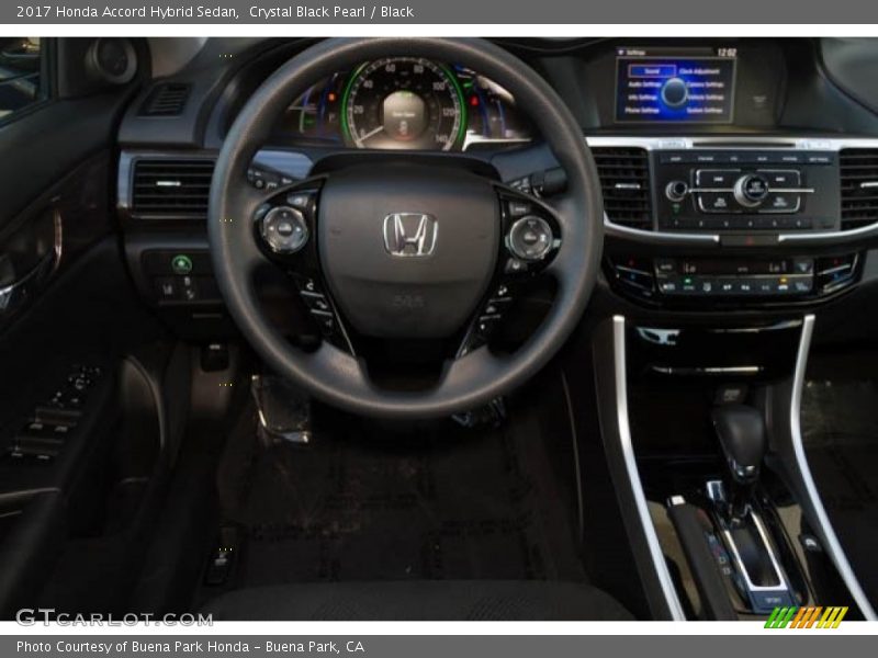 Crystal Black Pearl / Black 2017 Honda Accord Hybrid Sedan