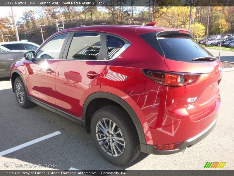 Soul Red Metallic / Black 2017 Mazda CX-5 Touring AWD