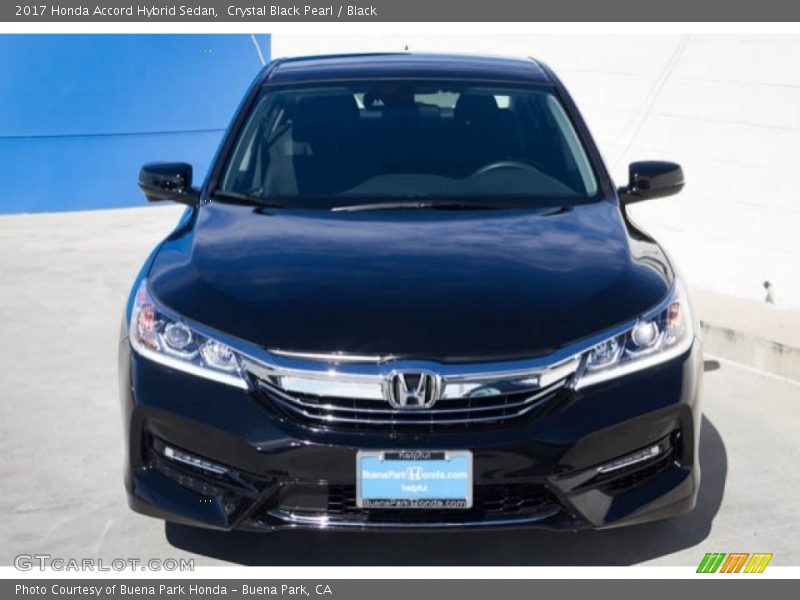Crystal Black Pearl / Black 2017 Honda Accord Hybrid Sedan