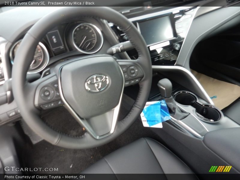 Predawn Gray Mica / Black 2018 Toyota Camry SE