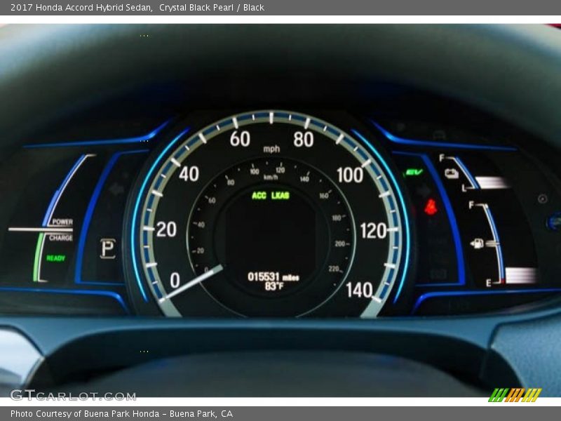 Crystal Black Pearl / Black 2017 Honda Accord Hybrid Sedan
