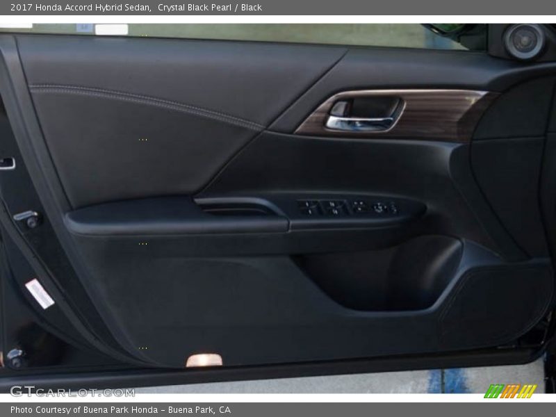 Crystal Black Pearl / Black 2017 Honda Accord Hybrid Sedan