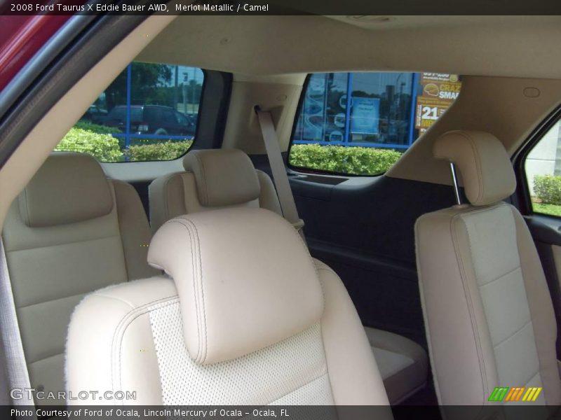 Merlot Metallic / Camel 2008 Ford Taurus X Eddie Bauer AWD