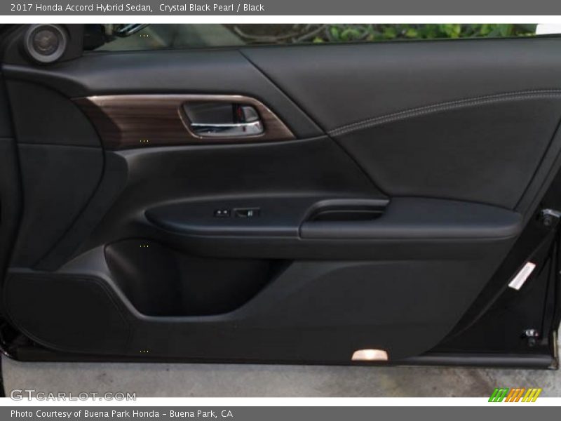 Crystal Black Pearl / Black 2017 Honda Accord Hybrid Sedan