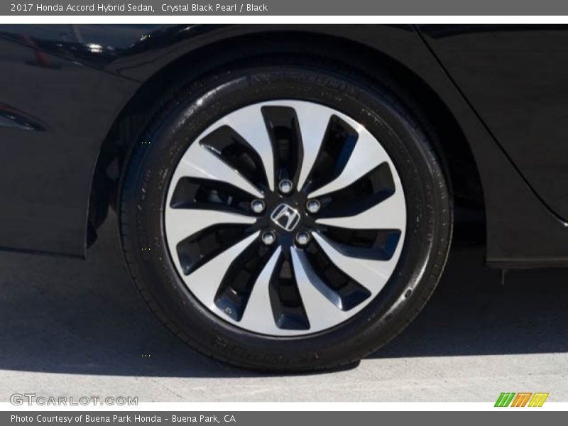 Crystal Black Pearl / Black 2017 Honda Accord Hybrid Sedan
