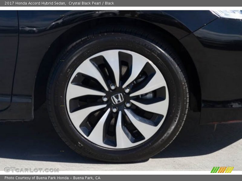 Crystal Black Pearl / Black 2017 Honda Accord Hybrid Sedan