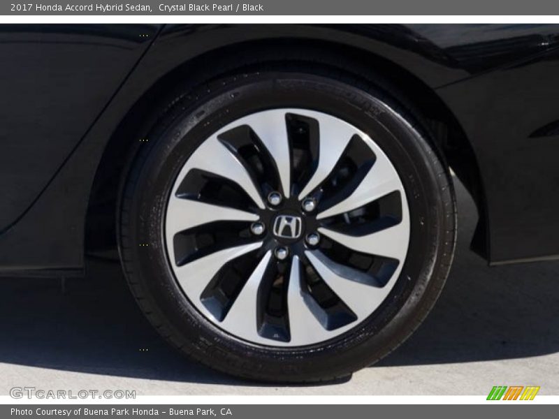 Crystal Black Pearl / Black 2017 Honda Accord Hybrid Sedan